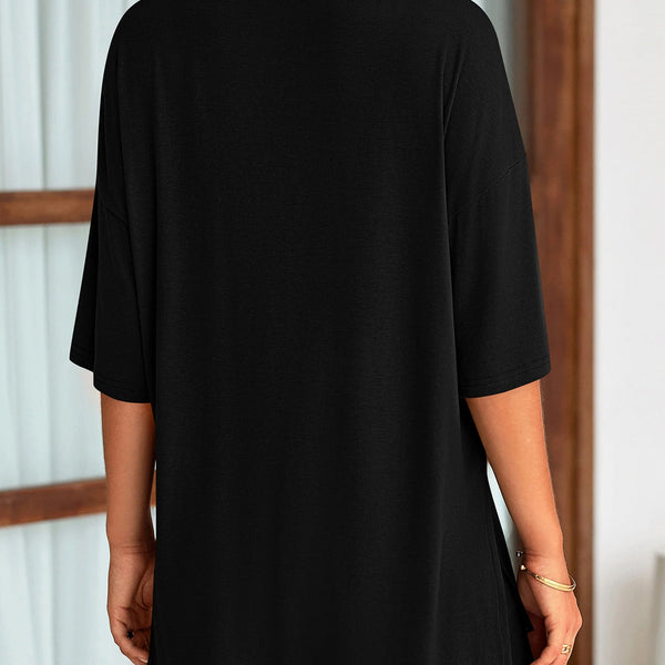 Women's Two Piece Lounge Set Summer Casual Oversized Shirts