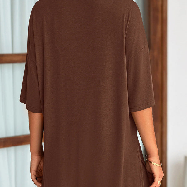 Women's Two Piece Lounge Set Summer Casual Oversized Shirts