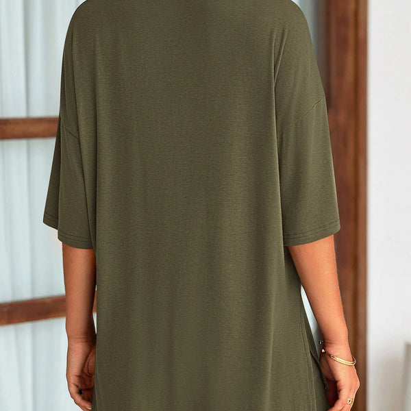 Women's Two Piece Lounge Set Summer Casual Oversized Shirts