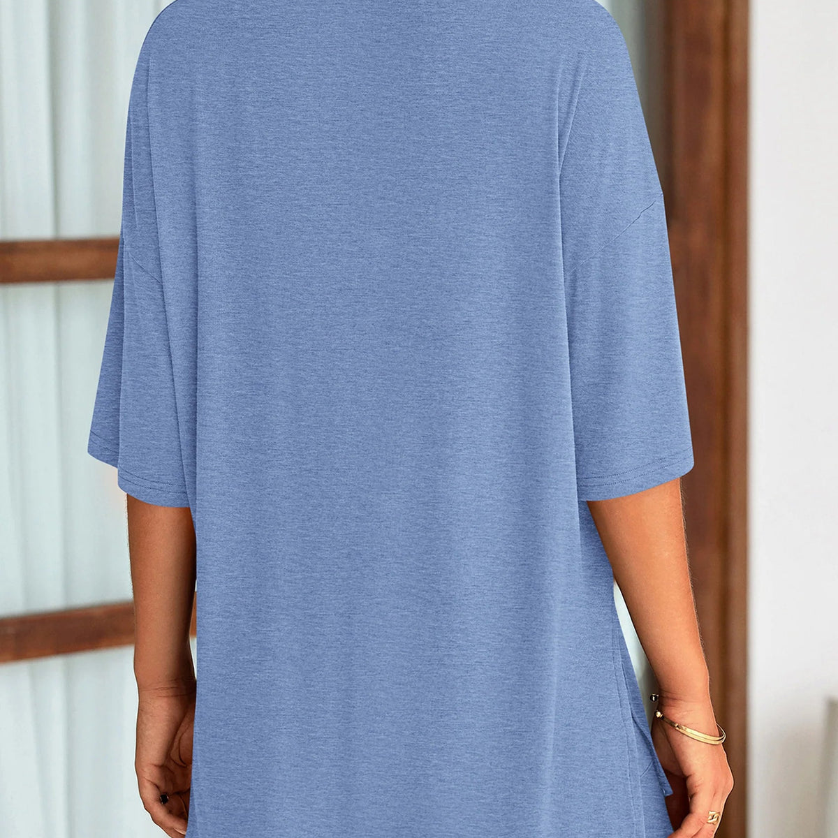Women's Two Piece Lounge Set Summer Casual Oversized Shirts