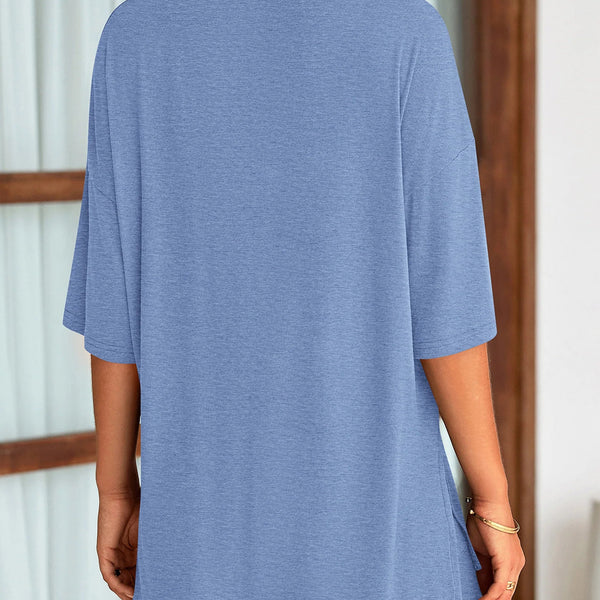 Women's Two Piece Lounge Set Summer Casual Oversized Shirts