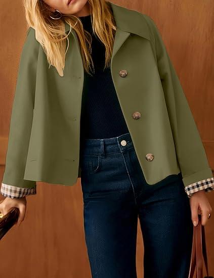 Cropped Double-Breasted Jacket