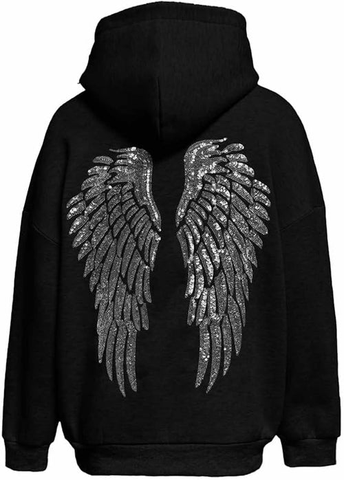 Angel Wings Oversized Hoodie