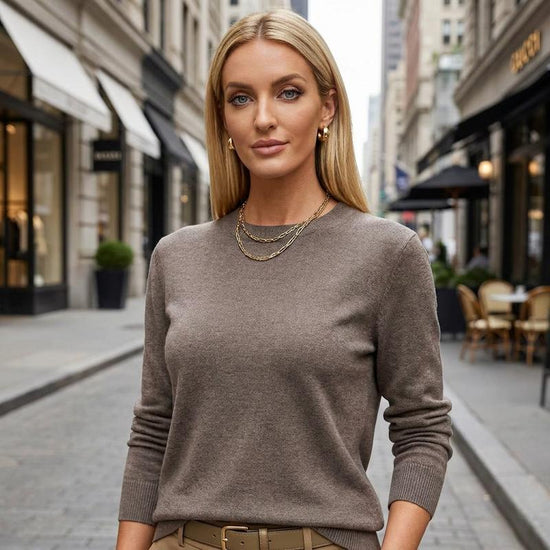 Der Essential Comfort Strickpullover