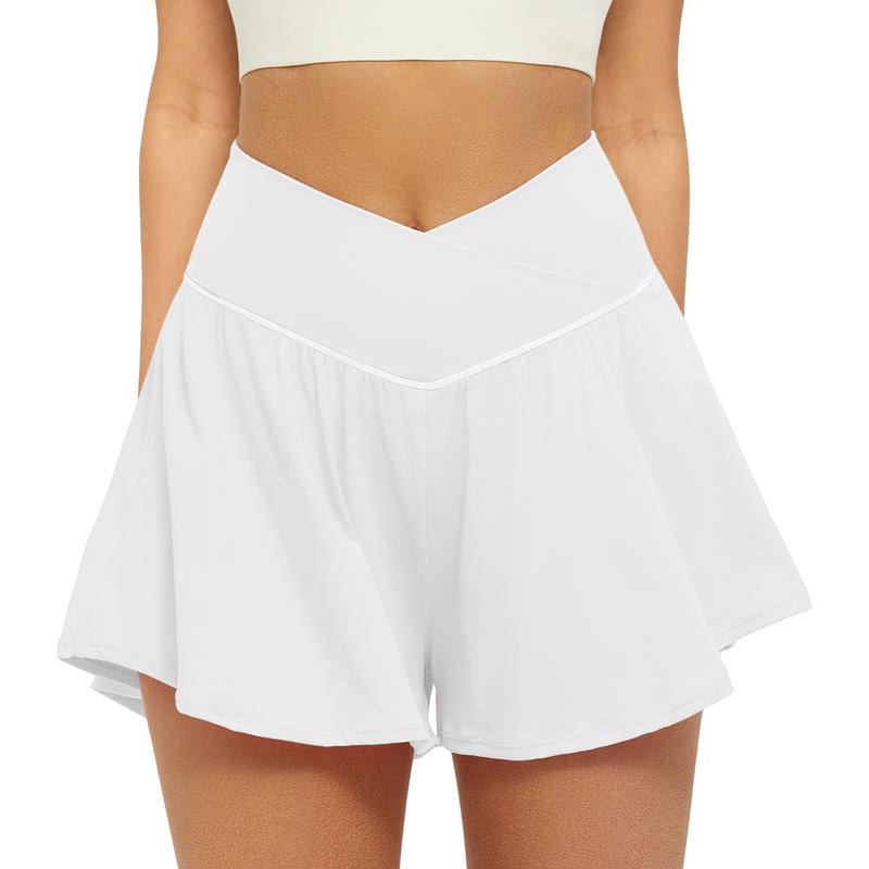 V-Waist Flowy Athletic Skort