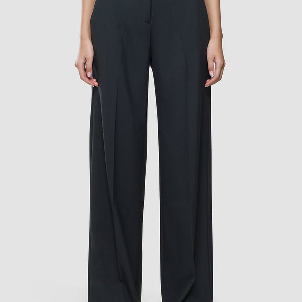 Wide-Leg Tailored Trousers
