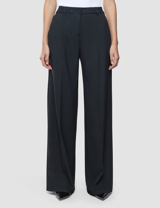 Wide-Leg Tailored Trousers
