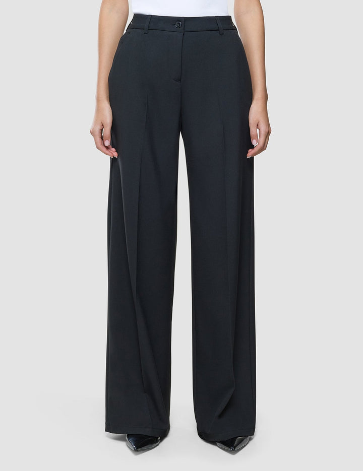 Wide-Leg Tailored Trousers