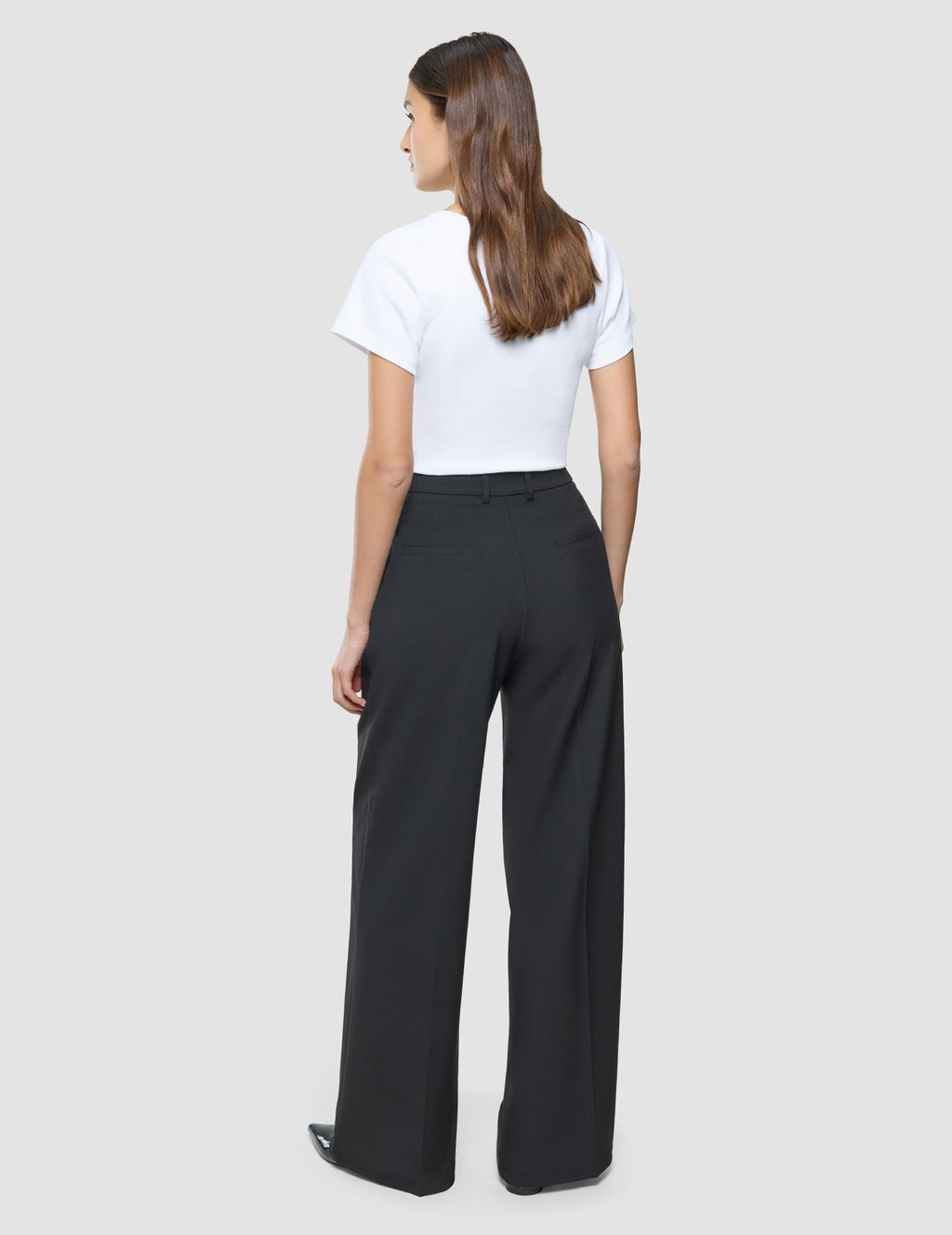 Wide-Leg Tailored Trousers