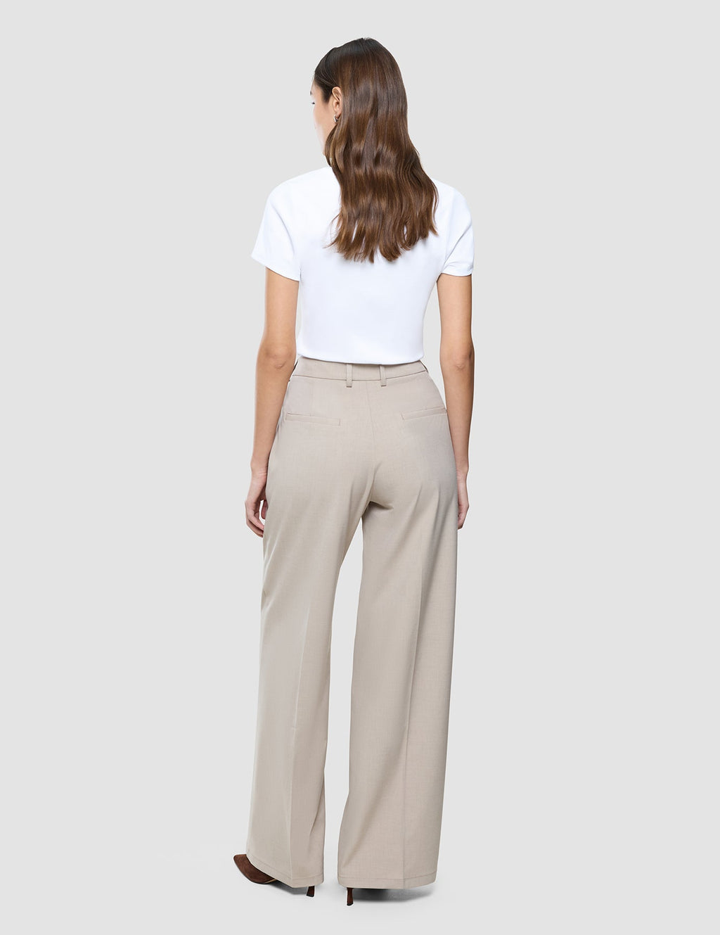 Wide-Leg Tailored Trousers