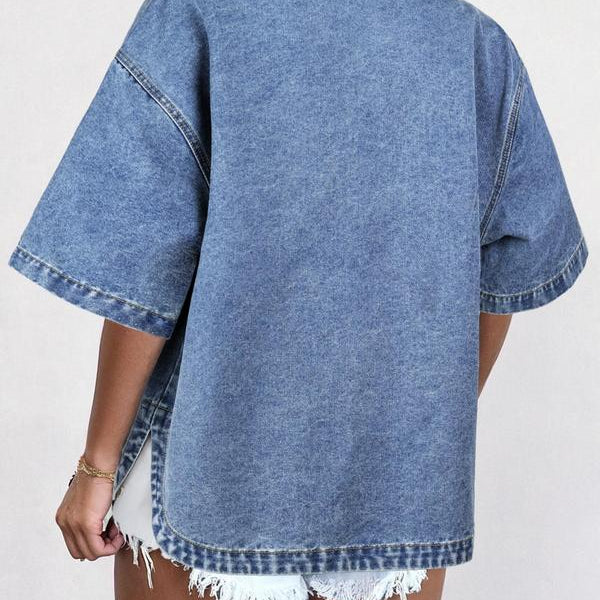 Oversized Denim Shirt