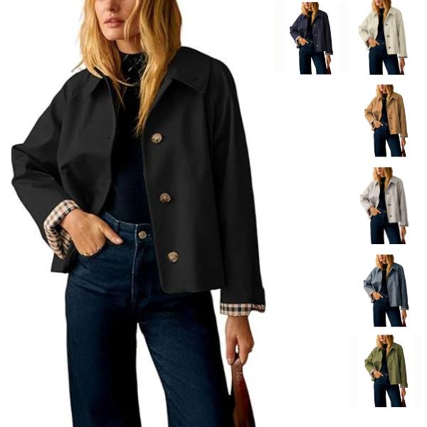 Cropped Double-Breasted Jacket