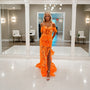 Orange Mermaid Dresses