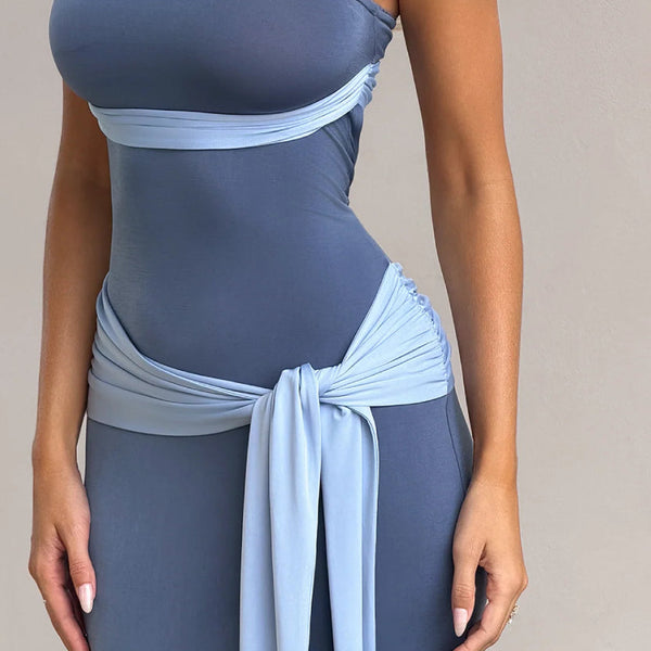 Sculpted Serenity Dress