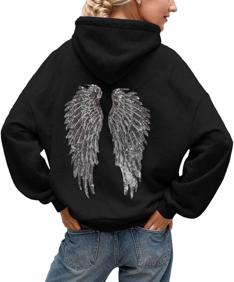 Angel Wings Oversized Hoodie